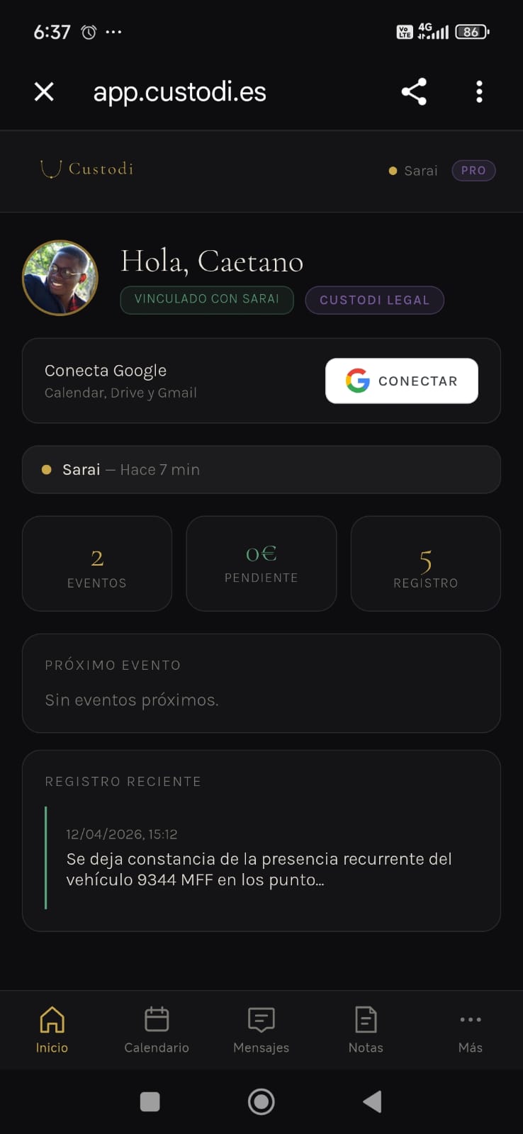 Inicio Custodi